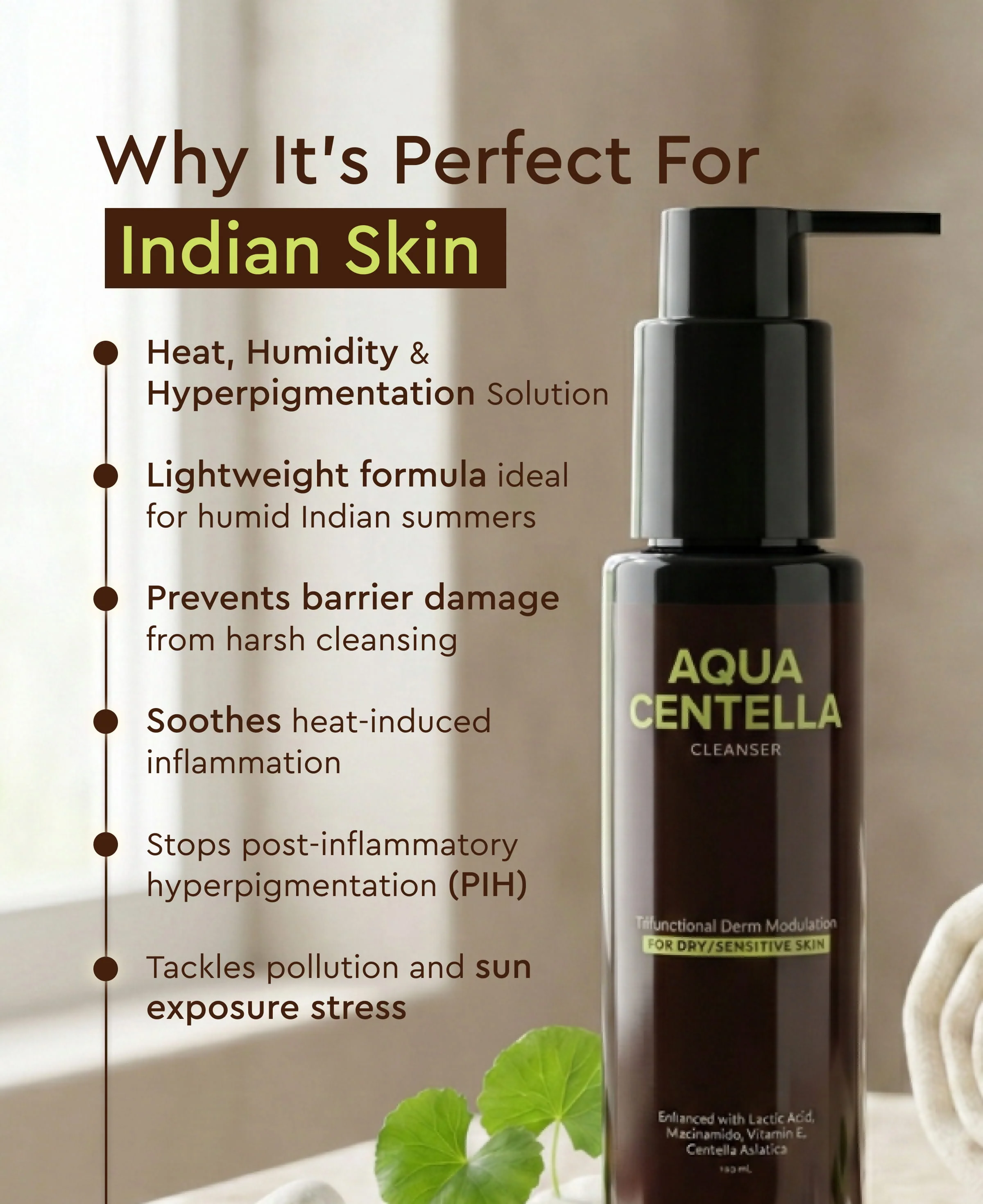 ROA SKINCARE AQUA CENTELLA CLEANSER FOR DRY OR SENSITIVE SKIN - Image 6