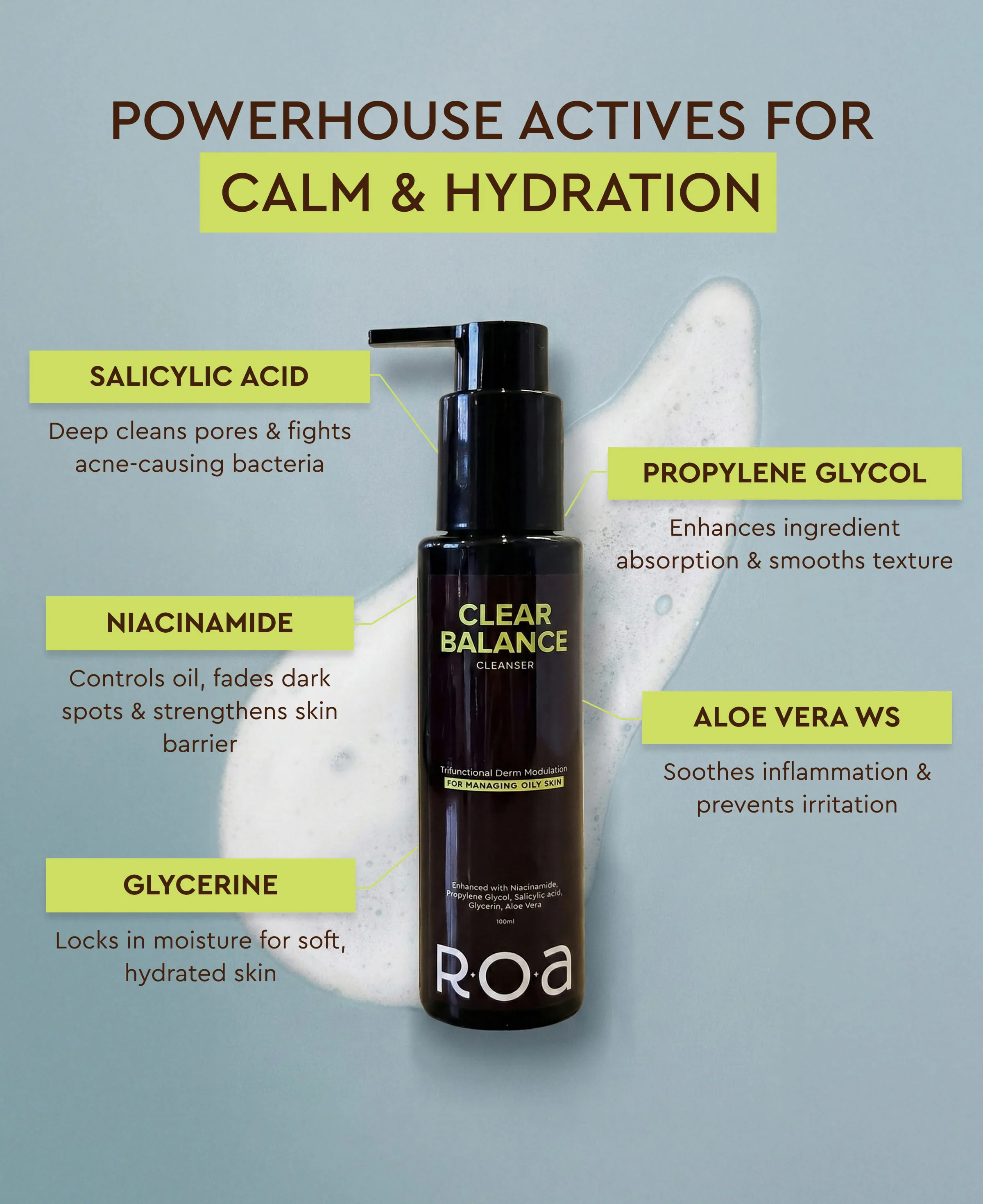 ROA SKINCARE CLEAR BALANCE CLEANSER FOR OILY ACNE PRONE SKIN - Image 4